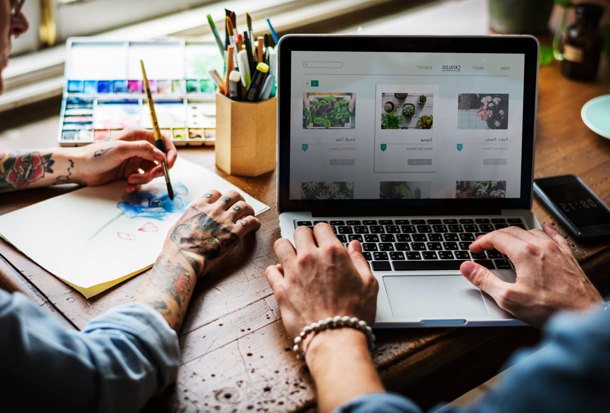 website launch checklist laptop
